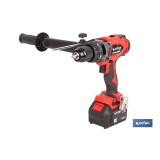 TALADRO PERCUTOR A BATERÍA LI-ION 20 V 2000 RPM 150 NM SIN CARGADOR NI BATERÍA