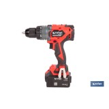 TALADRO PERCUTOR A BATERÍA LI-ION 20 V 2000 RPM 150 NM SIN CARGADOR NI BATERÍA