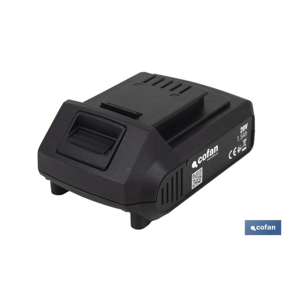 BATERÍA RECARGABLE Li-ion 20 V 1.5Ah