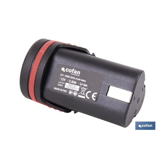 BATERÍA RECARGABLE Li-ion 12 V 2.0Ah PARA 50003236