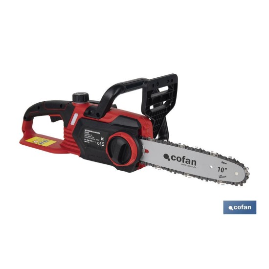 CONJUNTO MOTOSIERRA A BATERÍA 20 V + BATERÍA ADICIONAL 20 V 4.0 Ah