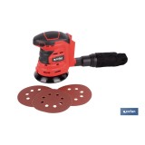 LIJADORA ORBITAL A BATERÍA Li-ion 20 V 125 MM 10000 RPM SIN CARGADOR NI BATERÍA
