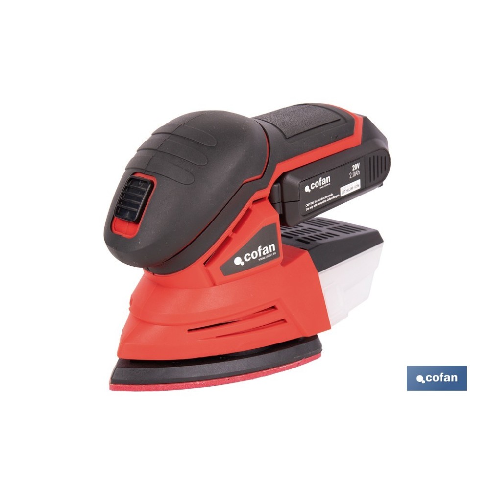 LIJADORA MOUSE A BATERÍA Li-ion 20 V 11000 RPM