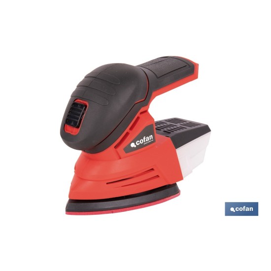 LIJADORA MOUSE A BATERÍA Li-ion 20 V 11000 RPM SIN CARGADOR NI BATERÍA