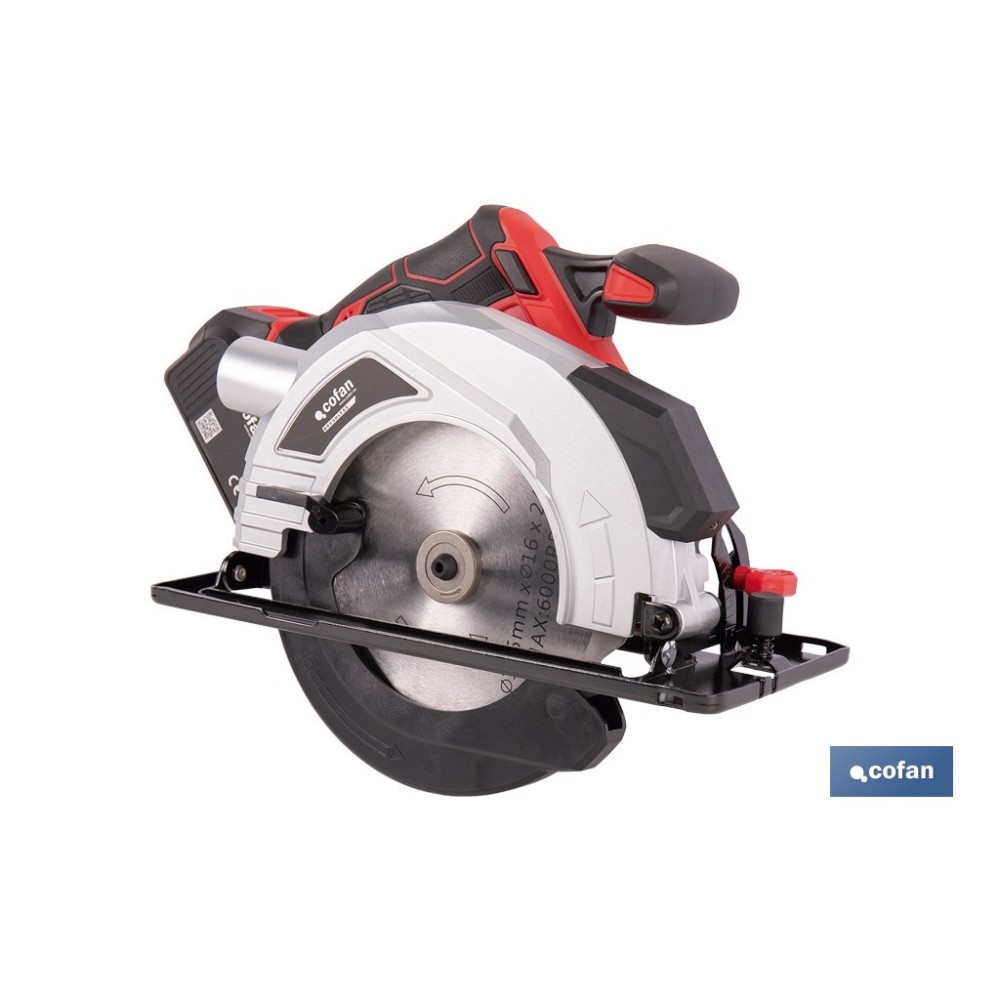 SIERRA CIRCULAR A BATERÍA Li-ion 20 V Ø185 MM