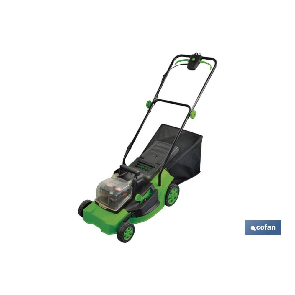 CORTACÉSPED ELÉCTRICO CON RUEDAS 36V 3200 RPM 5 POSICIONES DE CORTE