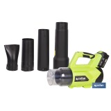 SOPLADORA ELÉCTRICA A BATERÍA LI-ION 20 V 22.500 RPM