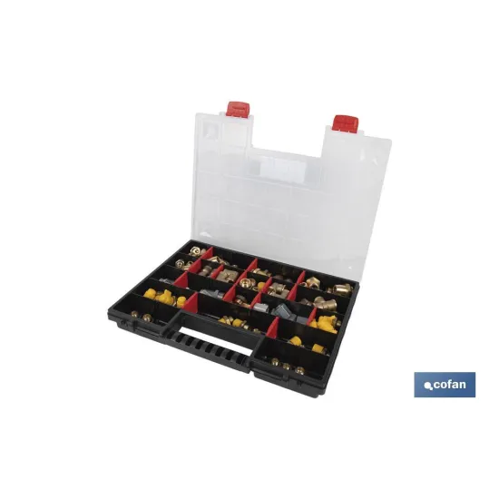 MALETIN RACORES METÁLICOS RAUFOSS 90 pcs
