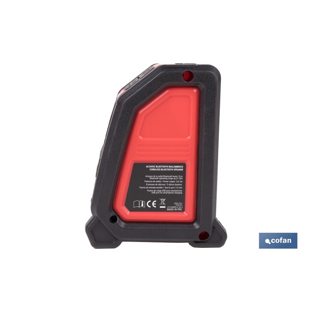 ALTAVOZ BLUETOOTH 2x2,5W BATERIA