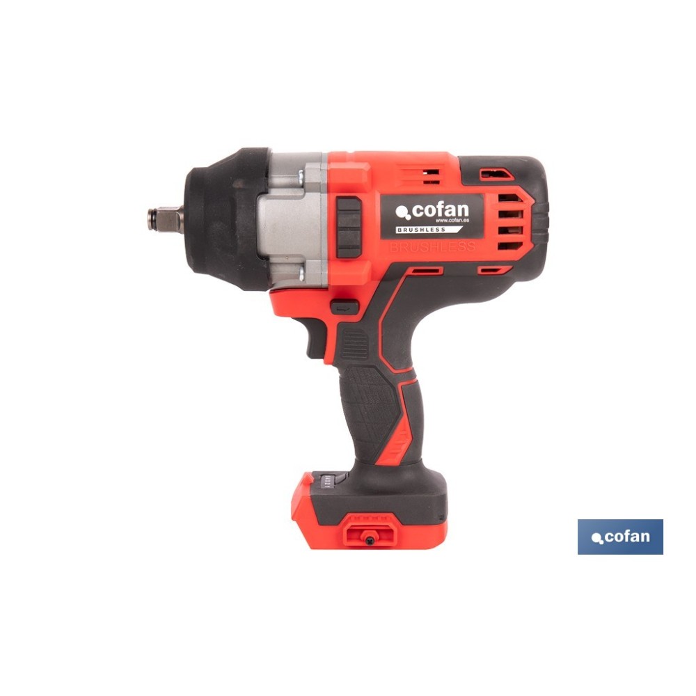 PISTOLA IMPACTO 1/2 BATERÍA LI-ION 20 V 1000 NM SIN CARGADOR NI BATERÍA