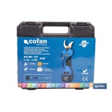 CONJUNTO TIJERAS DE PODAR A BATERÍA + PÉRTIGA EXTENSIBLE 140 - 207 CM