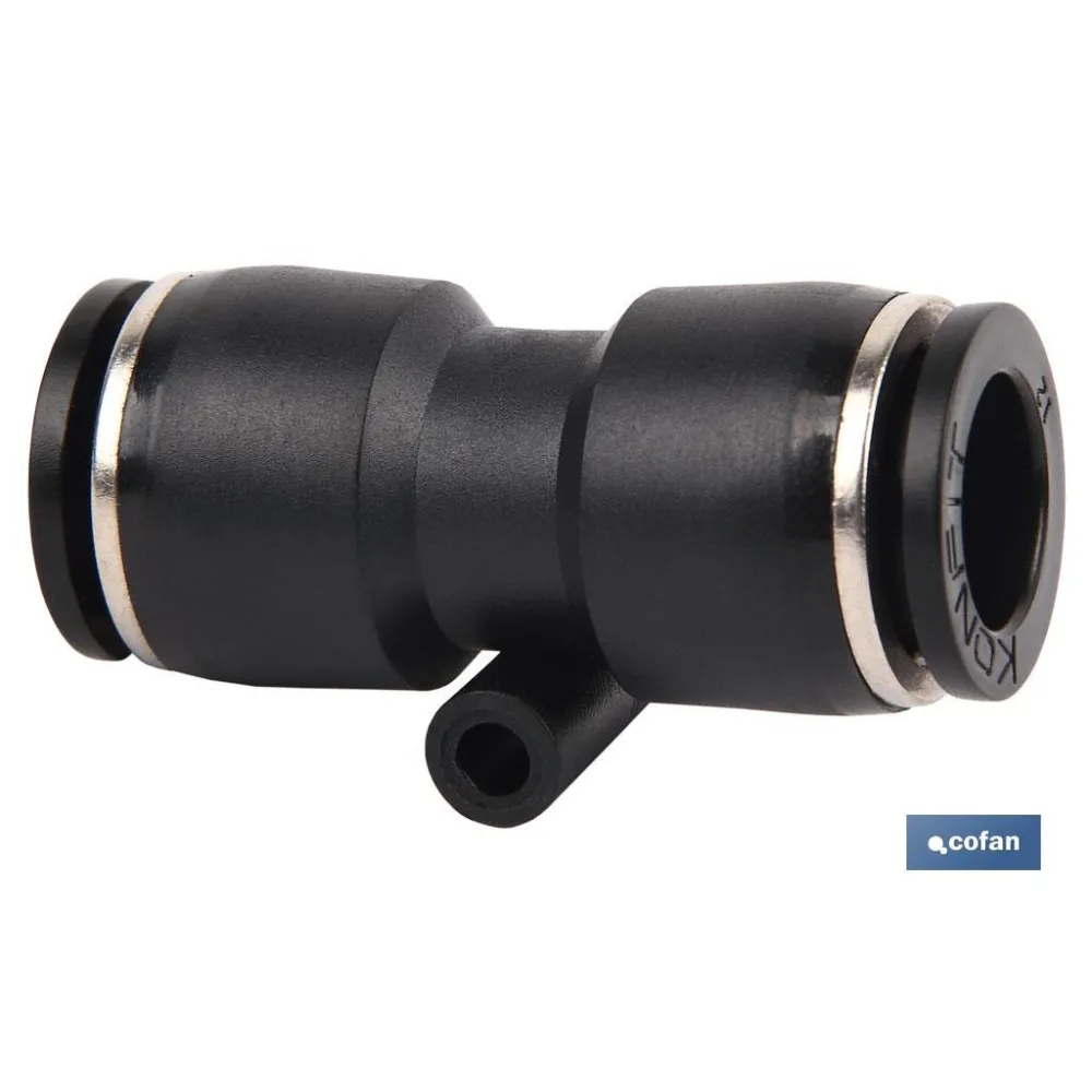 EMPALME RAPIDO RECTO PLASTICO T-16
