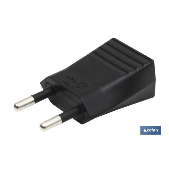 CLAVIJA BIPOLAR NEGRO (10A-250V)