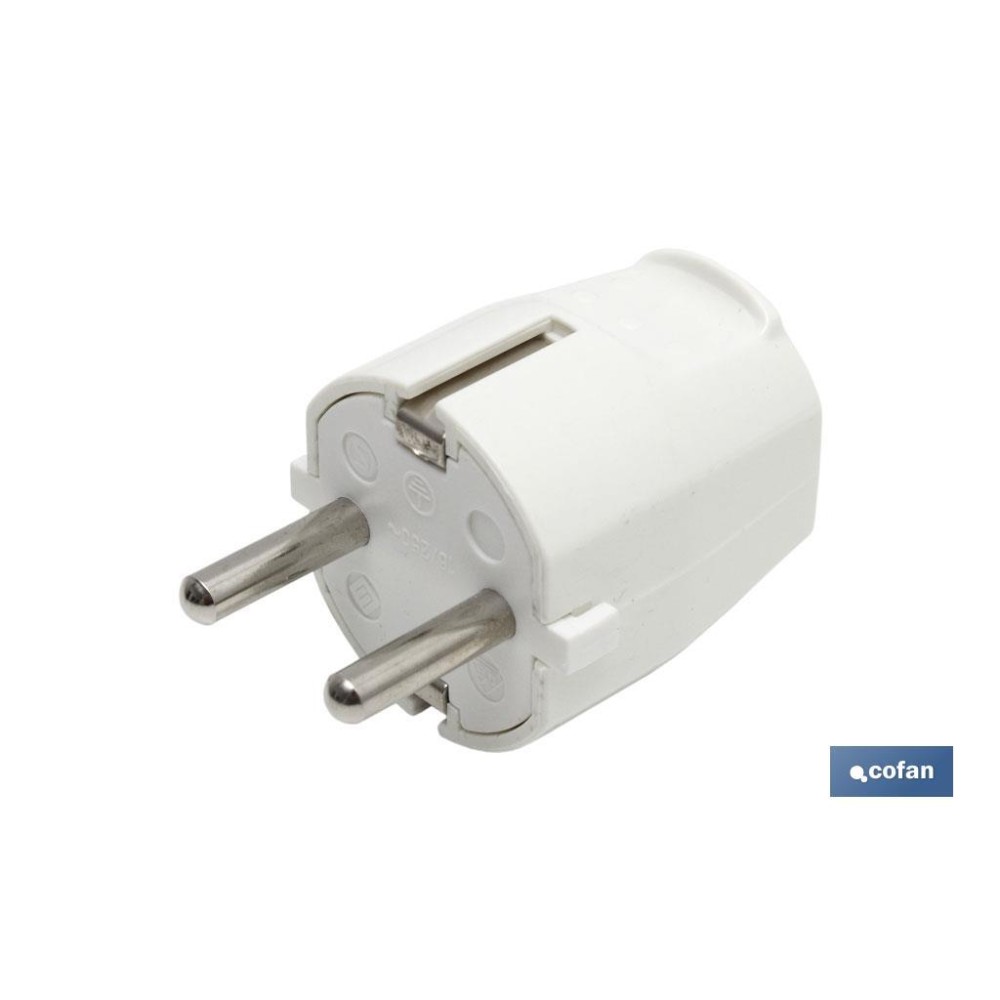 CLAVIJA BIPOLAR BLANCA (16A-250V)