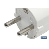 CLAVIJA BIPOLAR BLANCA (16A-250V)