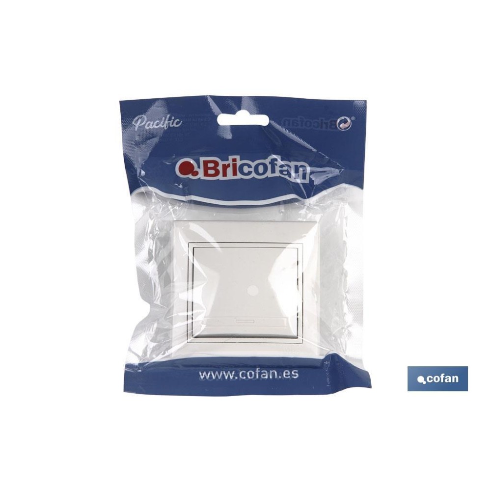 INTERRUPTOR-CONMUTADOR  EMPOTRAR MODELO PACIFIC (BL)