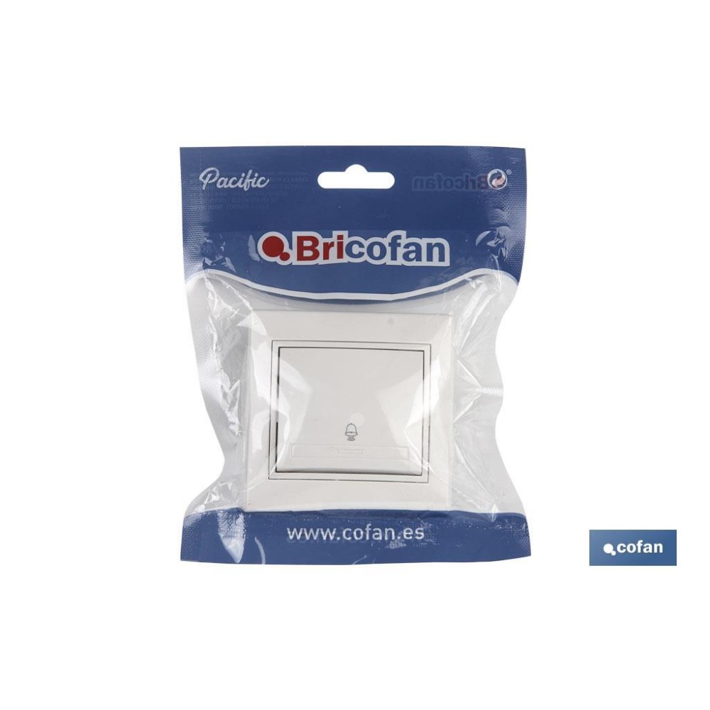 PULSADOR EMPOTRAR MODELO PACIFIC BLANCO 10A