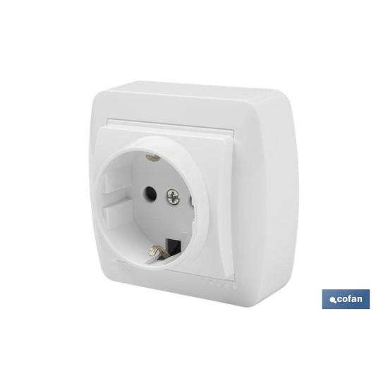 BASE BIPOLAR SUPERFICIE MODELO ATLANTIS 16A. BLANCO