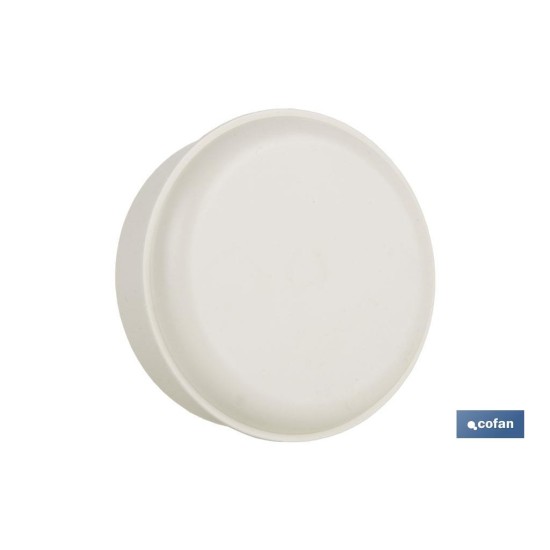 CAJA DE SUPERFICIE 80,5X32 4 ENTRADAS TUBO TAPA REDONDA Y ROSCADA
