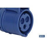 BASE INDUSTRIAL IP44 16A 230V