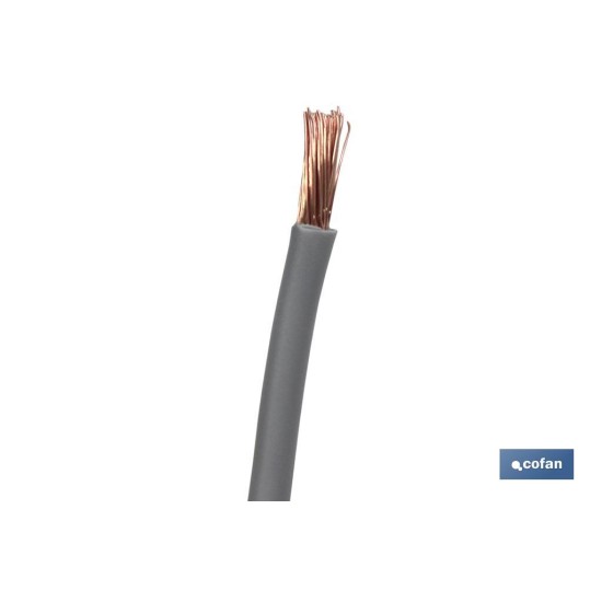 ROLLO CABLE H07V-K 1X1,5MM2 GRIS (100M)