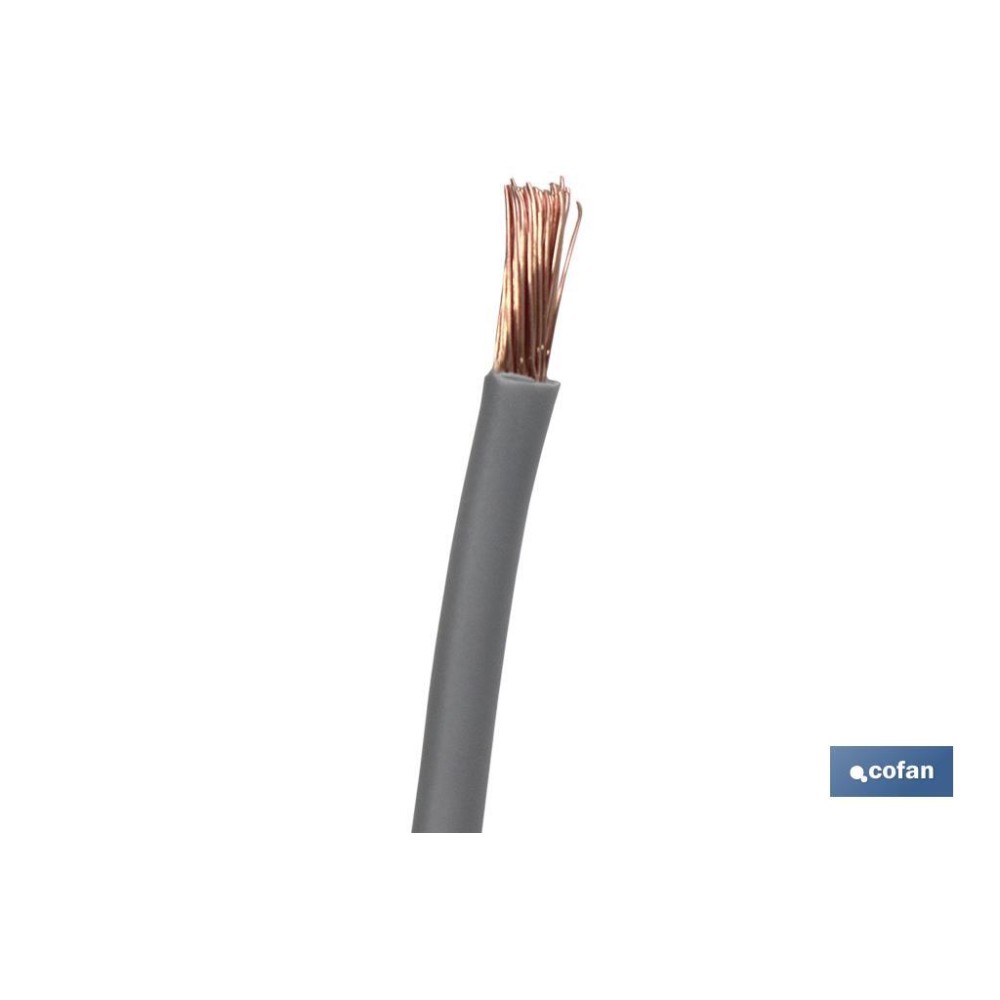 ROLLO CABLE H07V-K 1X1,5MM2 GRIS (100M)