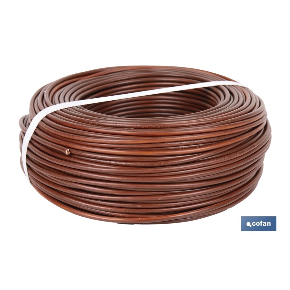 ROLLO CABLE H07V-K 1X4MM2 MARRÓN (100 M)
