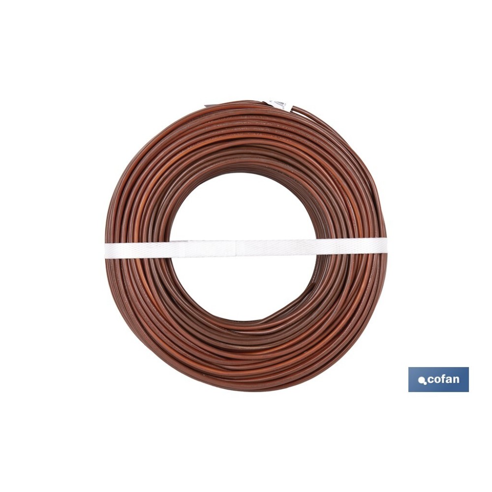 ROLLO CABLE H07V-K 1X4MM2 MARRÓN (100 M)