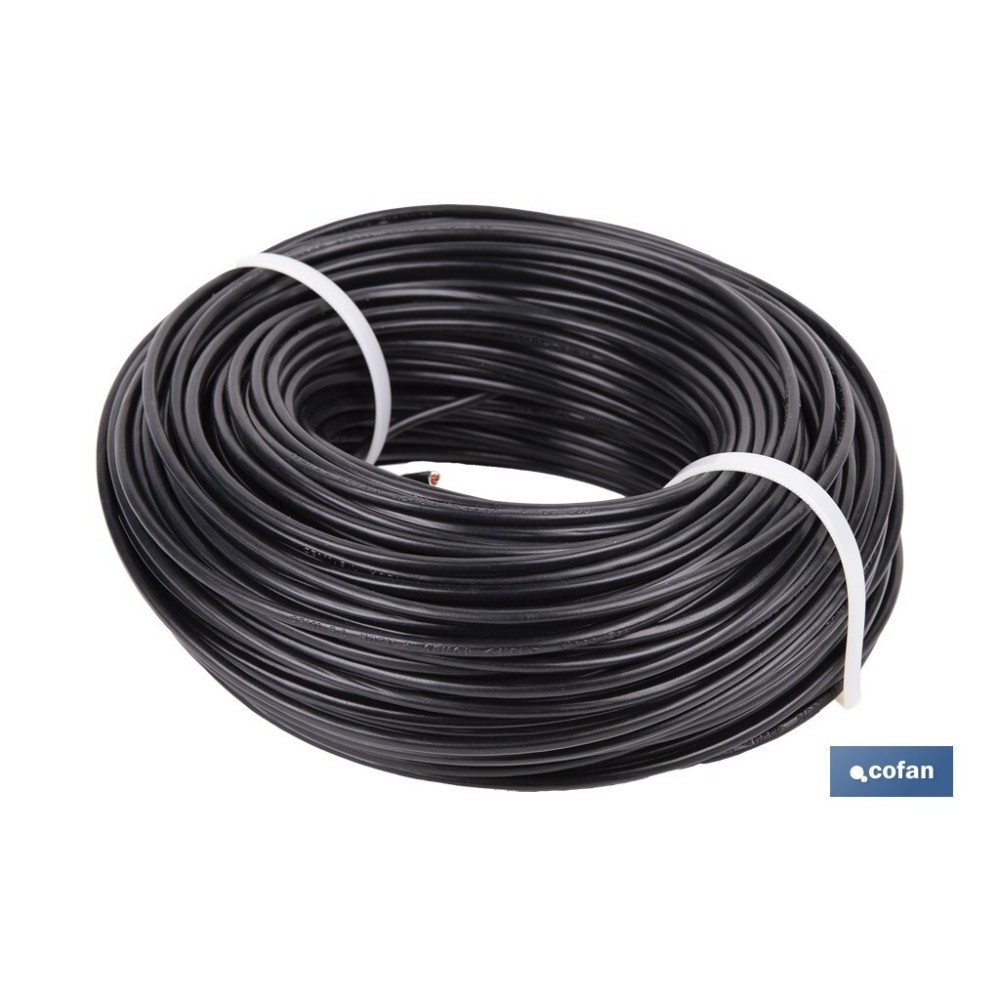 ROLLO CABLE H07V-K 1X4MM2 NEGRO (100 M)