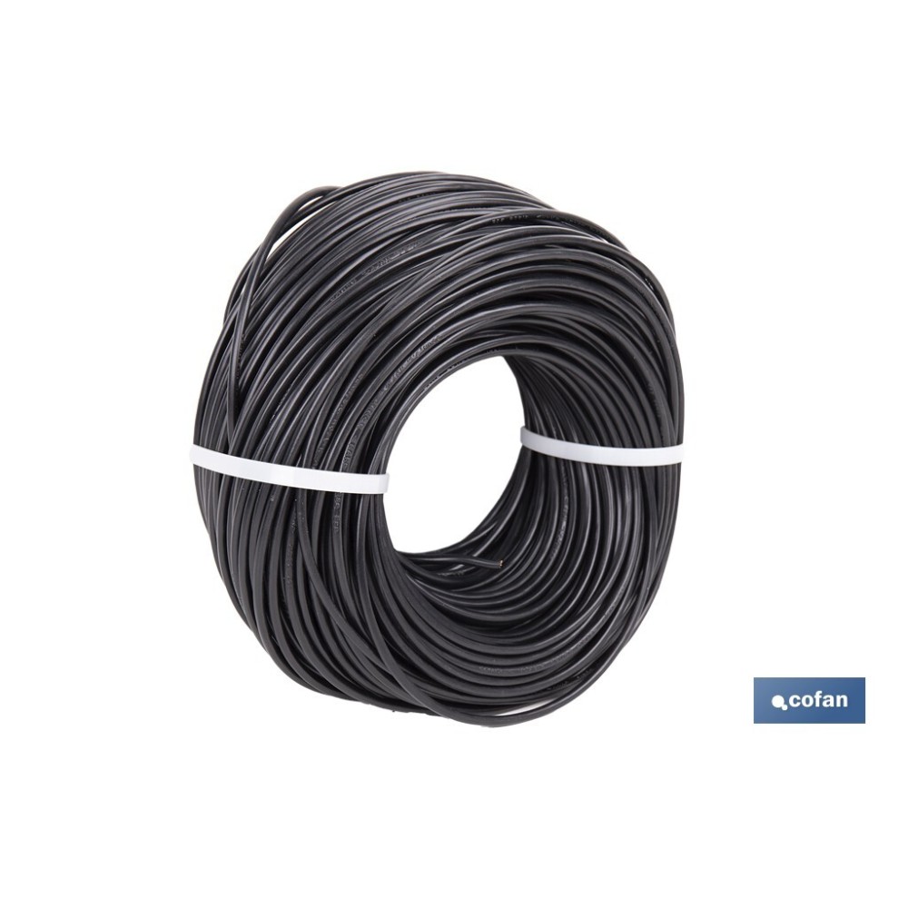 ROLLO CABLE H07V-K 1X4MM2 NEGRO (100 M)