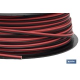 ROLLO 100M CABLE PARALELO ROJO/NEGRO (2X0,75)