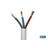 ROLLO 100M MANGUERA BLANCO H05VV-F (3X1MM)