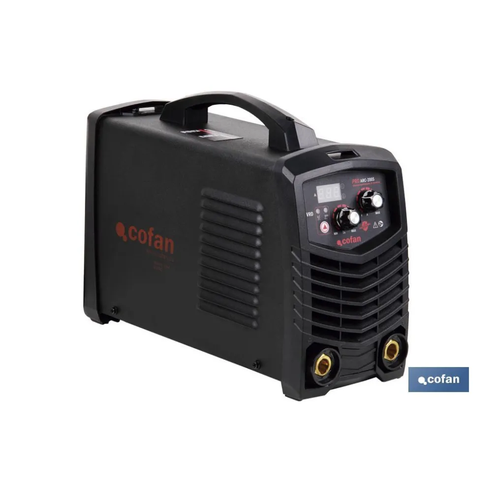 SOLDADOR INVERTER ELÉCTRICO MMA 200A