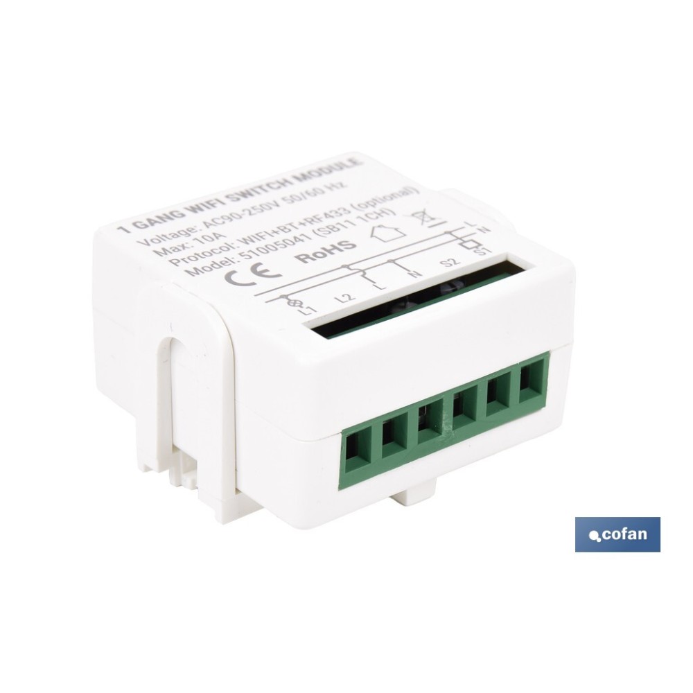 RELÈ DE 1 INTERRUPTOR WIFI