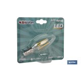 BOMBILLA LED VELA FILAMENTO E14 4W 470LM 2700K