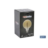 BOMBILLA LED GLOBO SPIRAL 4W E27 170LM 2200K