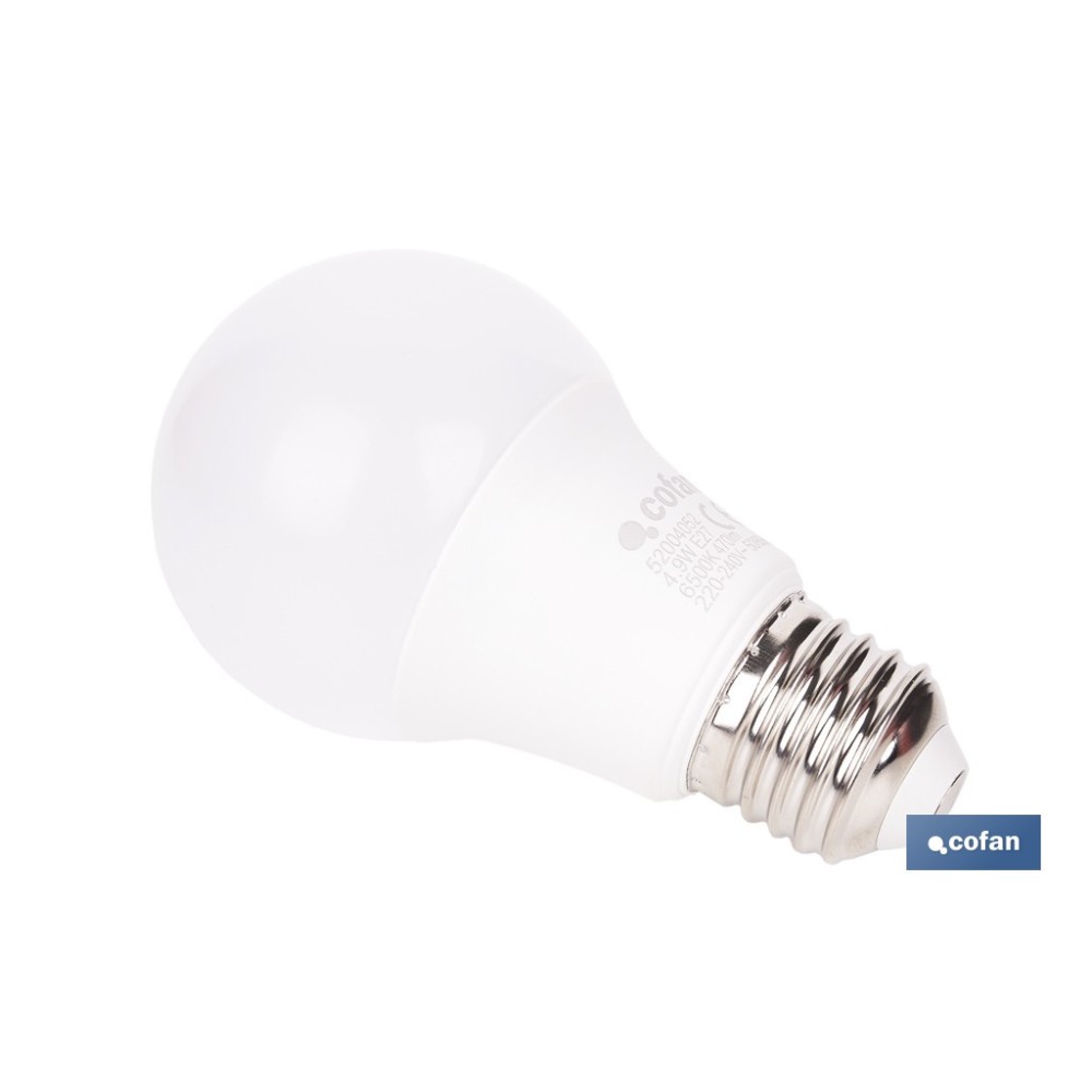BOMBILLA LED CLASSIC E27 4.9 W 470 LM 6500 K