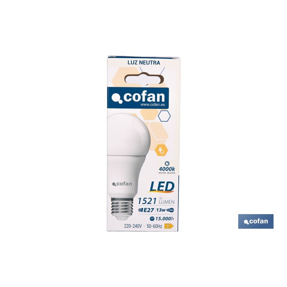 BOMBILLA LED CLASSIC E27 13 W 1521 LM 4000 K