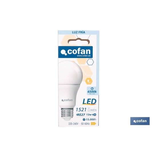BOMBILLA LED CLASSIC E27 13 W 1521 LM 6500 K