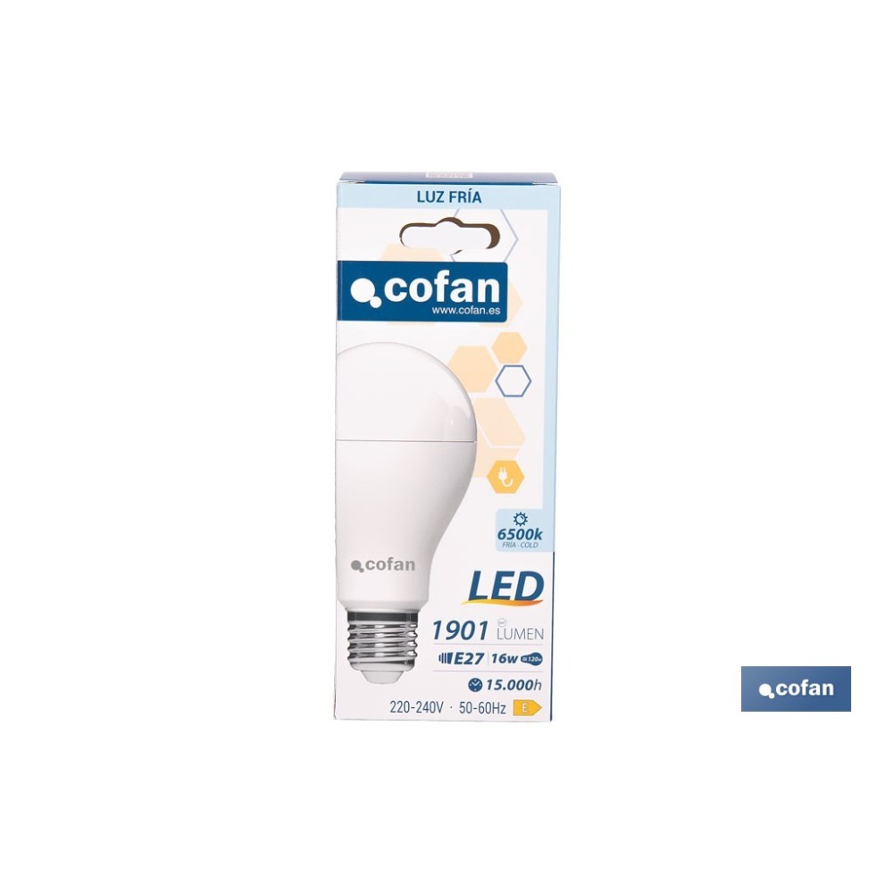 BOMBILLA LED CLASSIC E27 16 W 1901 LM 6500 K