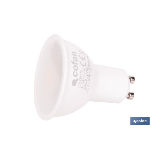 BOMBILLA LED GU10 4.9 W 450 LM 3000 K
