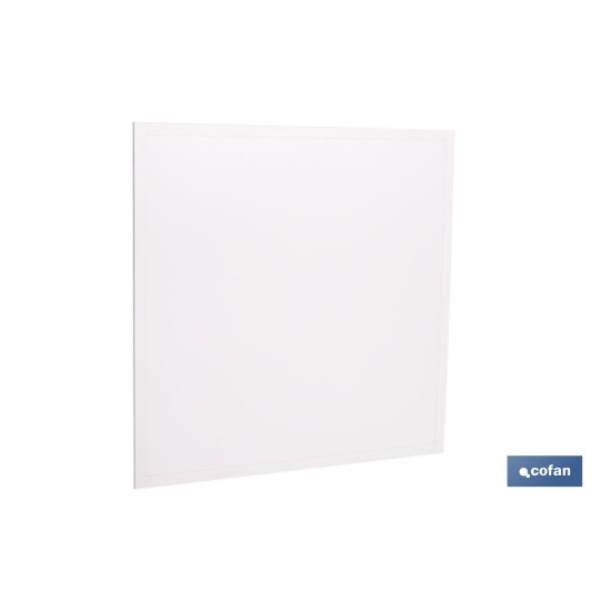 PANEL LED EMPOTRAR 36 W IP20 3600 LM 6500 K 595 X 595 MM