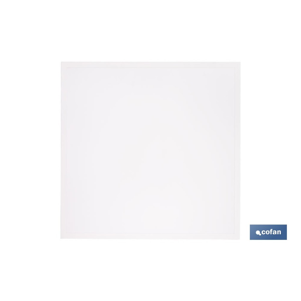 PANEL LED EMPOTRAR 36 W IP20 3600 LM 6500 K 595 X 595 MM
