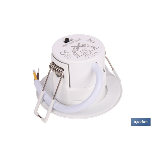 DOWNLIGHT ESTANCO 6 W IP65 600 LM 3 CCT Ø80 X 50 MM