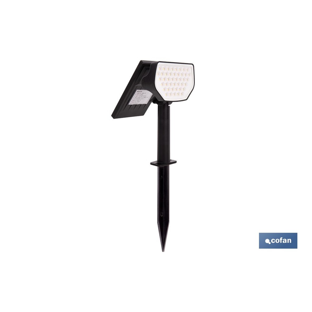 PACK DE 4 UDS. APLIQUE SOLAR CON SENSOR 3,7 V 1,2 Ah 3000 K 330 X 104 X 161 MM