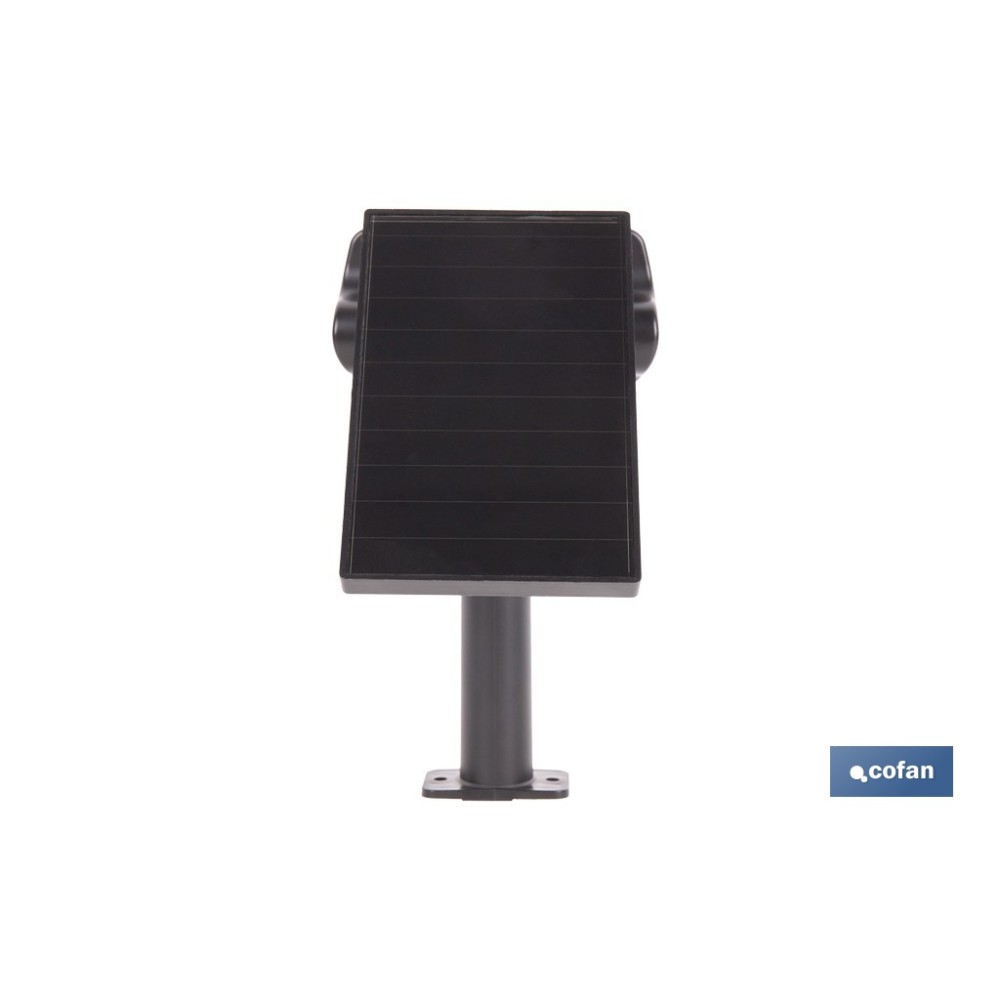 PACK DE 4 UDS. APLIQUE SOLAR CON SENSOR 3,7 V 1,2 Ah 3000 K 330 X 104 X 161 MM
