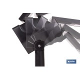 PACK DE 4 UDS. APLIQUE SOLAR CON SENSOR 3,7 V 1,2 Ah 3000 K 330 X 104 X 161 MM