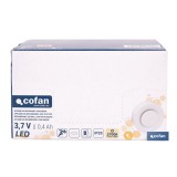 APLIQUE LED RECARGABLE CON SENSOR 3,7 V 0,4 Ah IP20 2700 K Ø60 MM