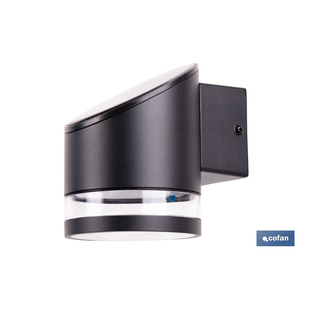 APLIQUE LED SOLAR NEGRO CON SENSOR 3,7 V 1,2 Ah IP65 3000 K 120 X 90 X 120 MM