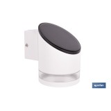 APLIQUE LED SOLAR BLANCO CON SENSOR 3,7 V 1,2 Ah IP65 3000 K 120 X 90 X 120 MM